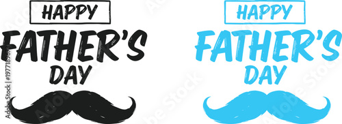 Happy father's day celebrating dad with stylish mustache designs perfect gift ideas