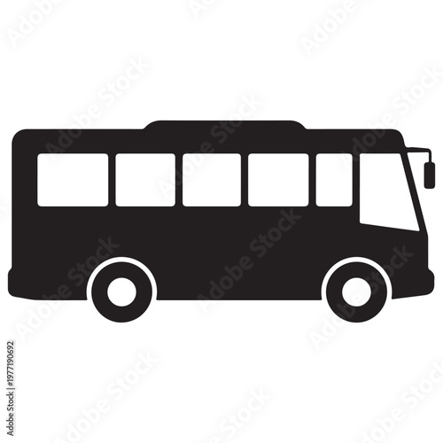 Black of a classic car from rear view black car simple flat color