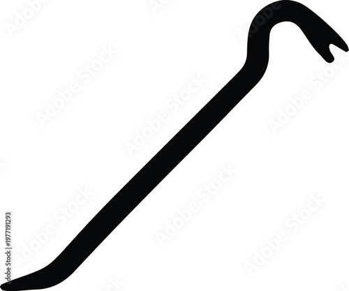 A large hook tool for gripping and lifting heavy objects  used in various industries and applications