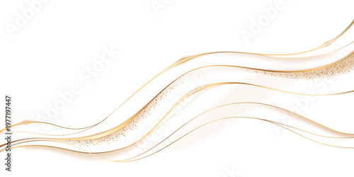 Golden Glitter Curves