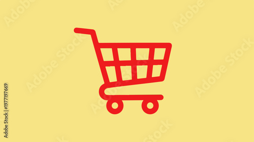 Shopping Cart Icon Symbol.