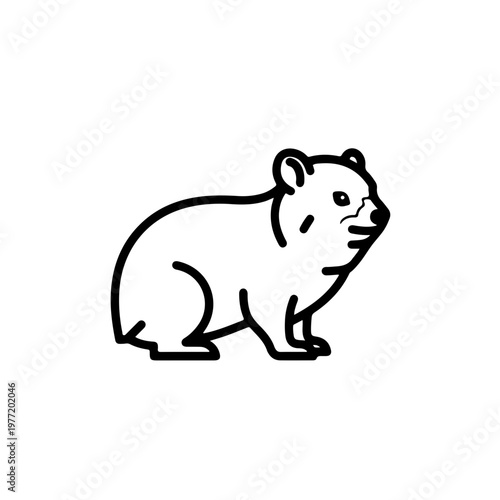 바위너구리 아이콘