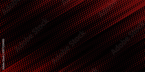 Halftone dots red and blue color pattern gradient grunge texture background. Dot pop art comic sport style vector illustration. modern background