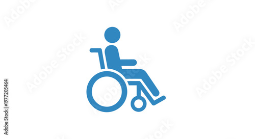 Icon depicting accessibility for individuals with mobility challenges and wheelchair users