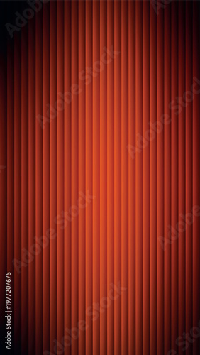 Abstract background with vertical gradient vibrant color stripes and soft shadows