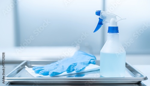 Cleaning concept for hygiene and sanitation in housekeeping with protective equipment