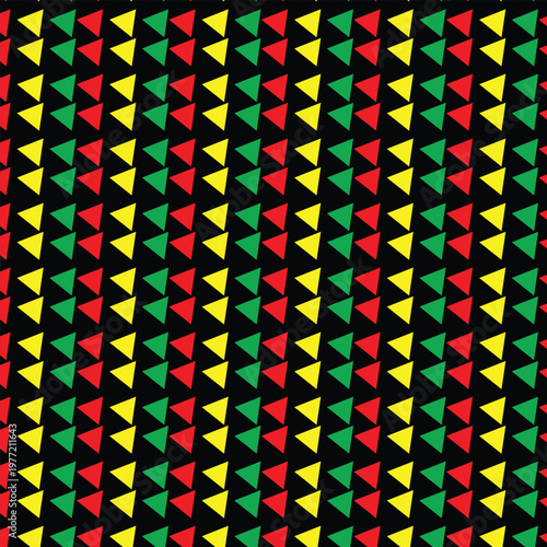 Seamless abstract geometric circle pattern with colorful retro ethnic vector wallpaper design texture