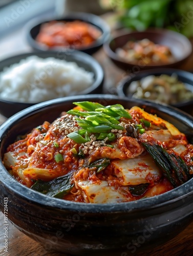 Korean kimchi, with its vibrant colors