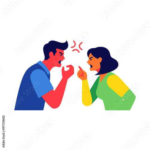 Couple Arguing, Conflict, Anger, Disagreement, Relationship Problems, Communication Breakdown