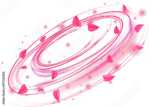 Leaves in Magical Swoosh