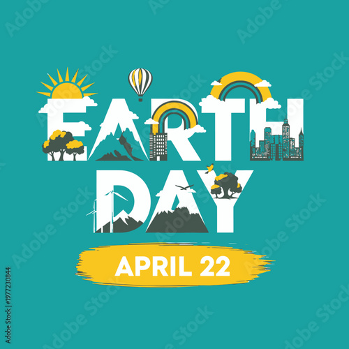 Earth Day Celebration On April 22 With Eco Friendly Concept