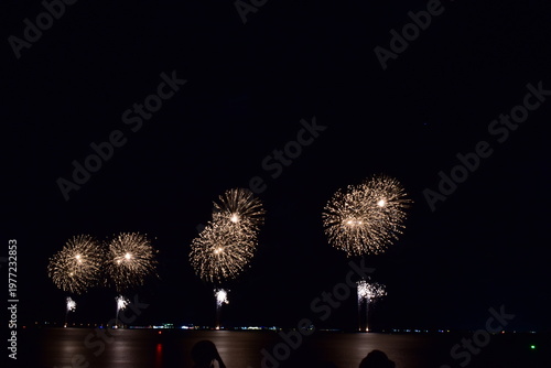水郷祭　花火大会　打ち上げ花火　打上花火　島根　中国地方