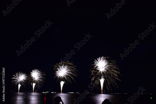 水郷祭　花火大会　打ち上げ花火　打上花火　島根　中国地方
