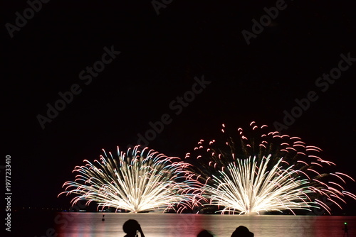 水郷祭　花火大会　打ち上げ花火　打上花火　島根　中国地方