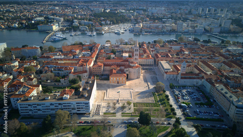 Photos Panoramic view of the historic part of Zadar, County, Dalmatia, old town, Croati