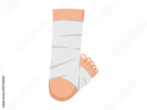 Ankle Supporter or Bandaged Foot