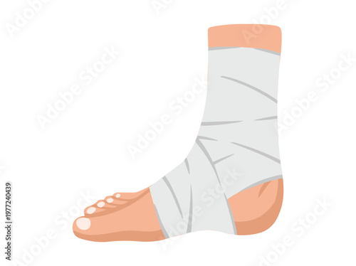 Ankle Supporter or Bandaged Foot
