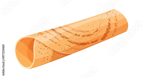 A roll of brown paper wrapping.