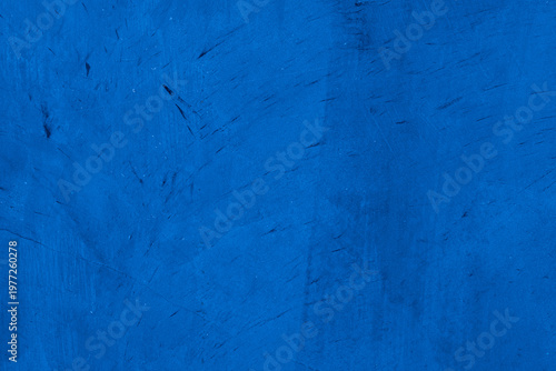 Old wall pattern texture cement blue dark abstract  blue color design are light with black gradient background.