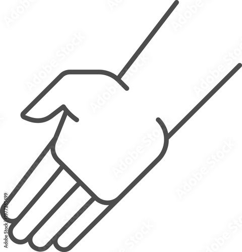 Hand reaching out offering giving or receiving something