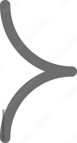 Grey greater than symbol pointing right icon