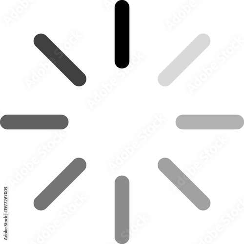 Loading spinner icon indicating buffering data progress