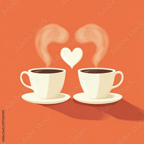 cup of coffee with hearts