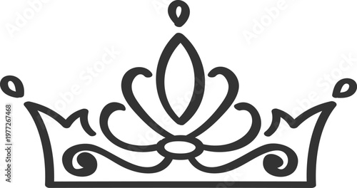 Crown icon symbolizing royalty power and authority
