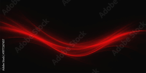 Dynamic red abstract wave background featuring an artistic blend of light and energy with fractal lines and motion patterns in a fiery design wallpaper