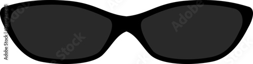 Black sunglasses protecting eyes from sun and glare