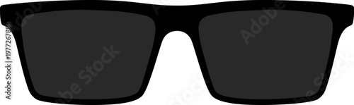 Stylish black sunglasses providing cool summer vision protection