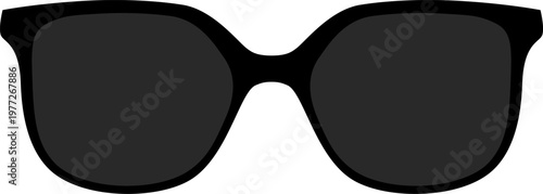 Black sunglasses representing summer style and eye protection