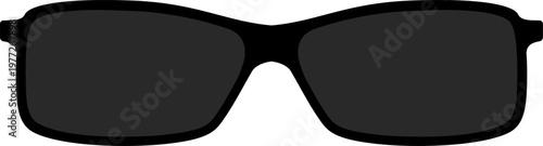 Black sunglasses providing sun protection and cool style