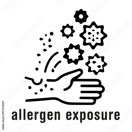 Allergen Exposure and Contact Icon