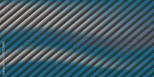 blue ribbed glass texture with vertical wave light and smooth gradient on dark background, modern abstract design ideal for UI, tech branding, and digital presentations