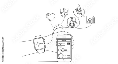 Smartwatch with health monitoring technology.