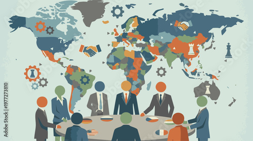 International Business Leaders Meeting with Global Strategy and Cooperation