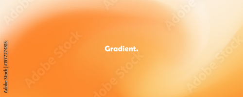 Beautiful Autumn Background Template, Orange and cream gradation color artwork. Blurred minimal orange gradient. Perfect for autumn or fall, thanksgiving, halloween designs. Cozy orange backdrop.