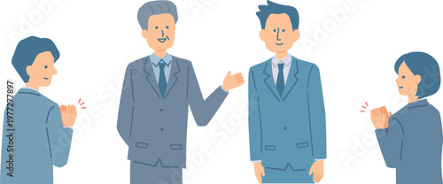 新入社員の自己紹介のイラスト