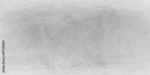 A blank white paper and canvas texture features a light, rough surface pattern with a vintage grunge backdrop and subtle grey concrete material design