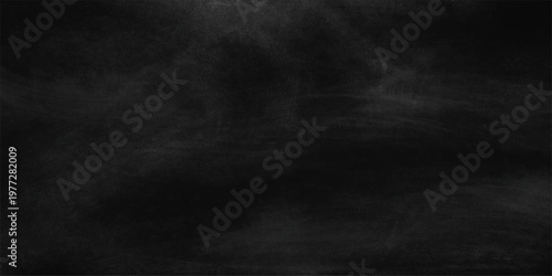 Blank chalkboard with alpha channel features a vintage grunge texture on an aged black surface with white chalk board pattern and an empty dark frame for design