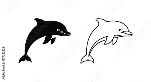Dolphin Vector Art Designs for Branding & Marketing Vector