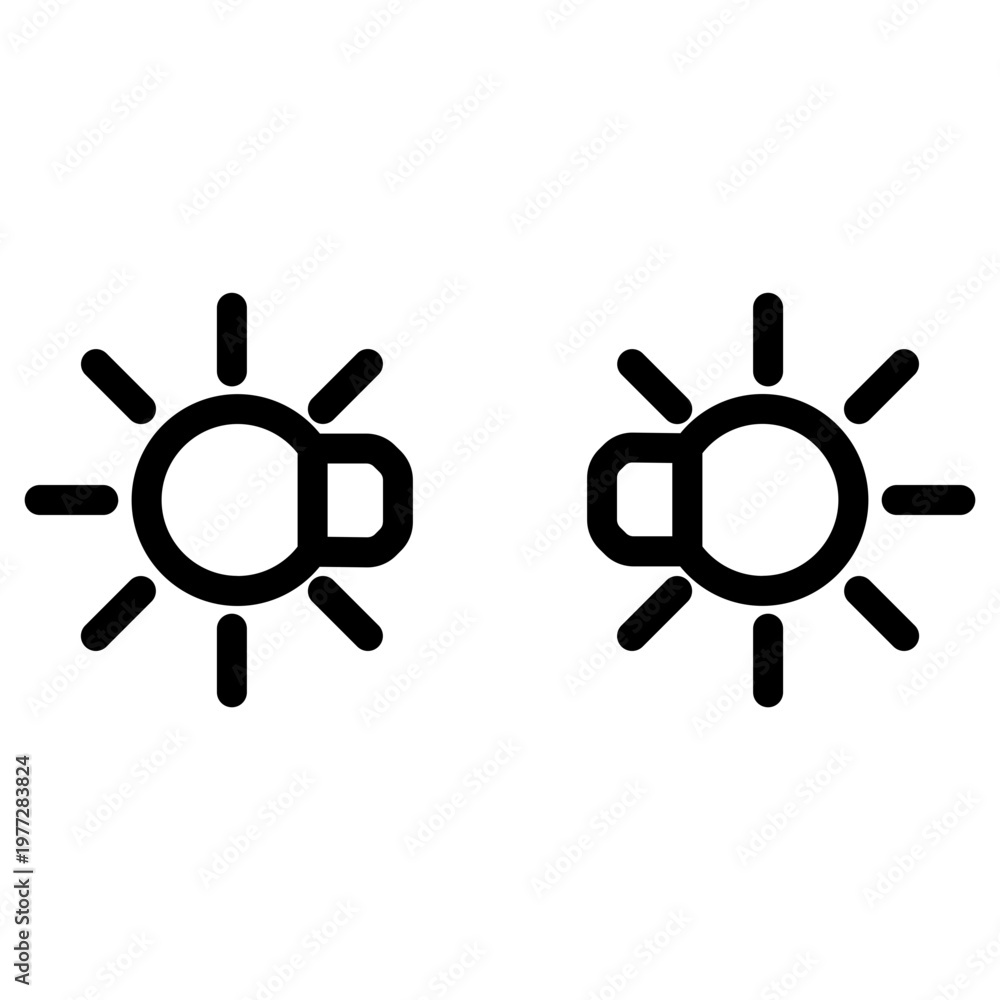 Obraz premium bulb icon