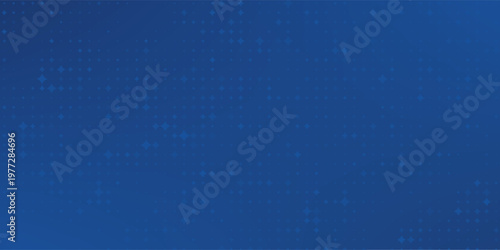 Glowing blue dotted wallpaper. Abstract curved round dot grid texture. Circle halftone pattern background. Dark navy backdrop for technology, business, news, healthcare, medicine design