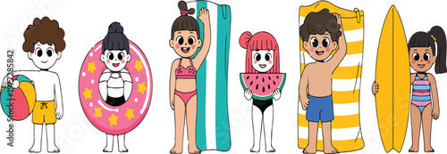 abstract background with colorful flowers