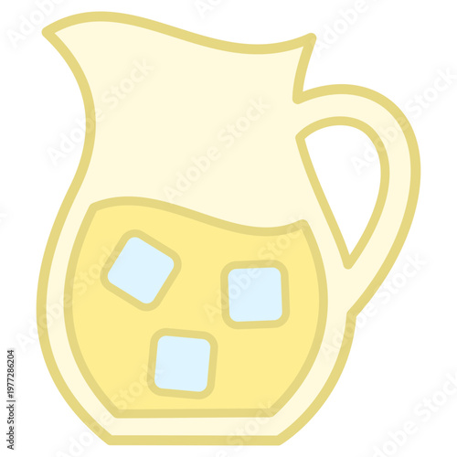 Jug of Lemonade Illustration 