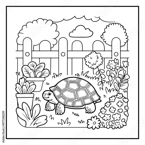 Cozy Routine Coloring Page for Kids