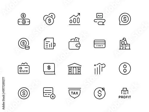 finance icons
