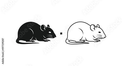 Black vs White Lab Rat Comparison Guide Vector