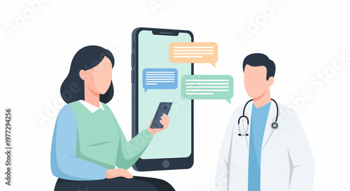 Online Medical Consultation Doctor Patient Chat Application.